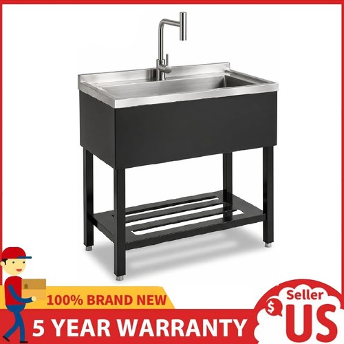 Stainless steel utility sink - steel,
