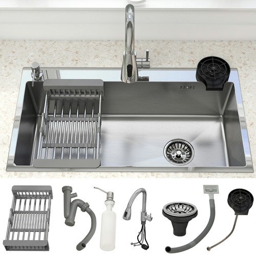 Kitchen sink drop - drop, stainless